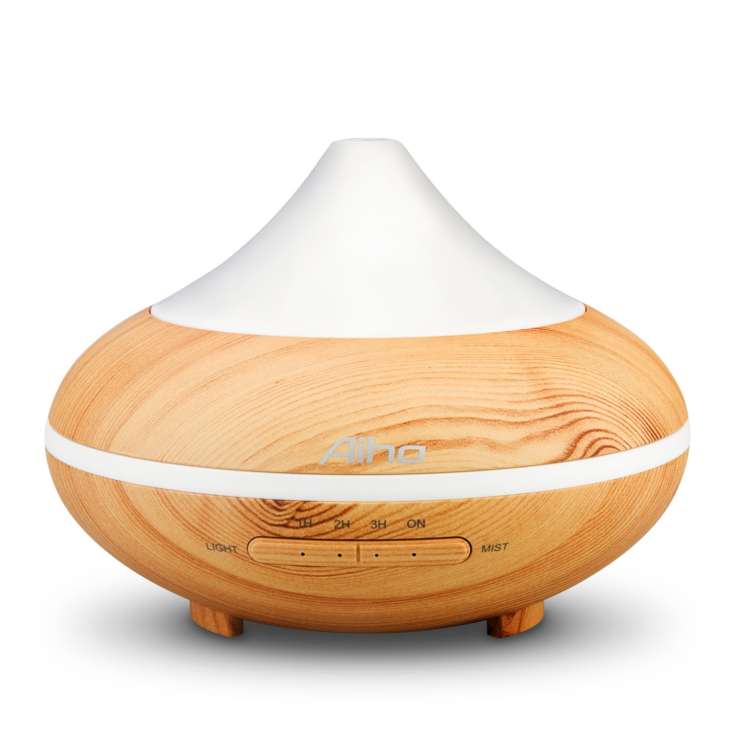 Aromatherapy Essential Oil Diffuser 4 In 1 Cool Mist Ultrasonic Humidifier Wood Grain 200ml With 7 #unique #essential #oil #diffuser Aromatherapy Essential Oil Diffuser 4 In 1 Cool Mist Ultrasonic Humidifier Wood Grain 200ml With 7
