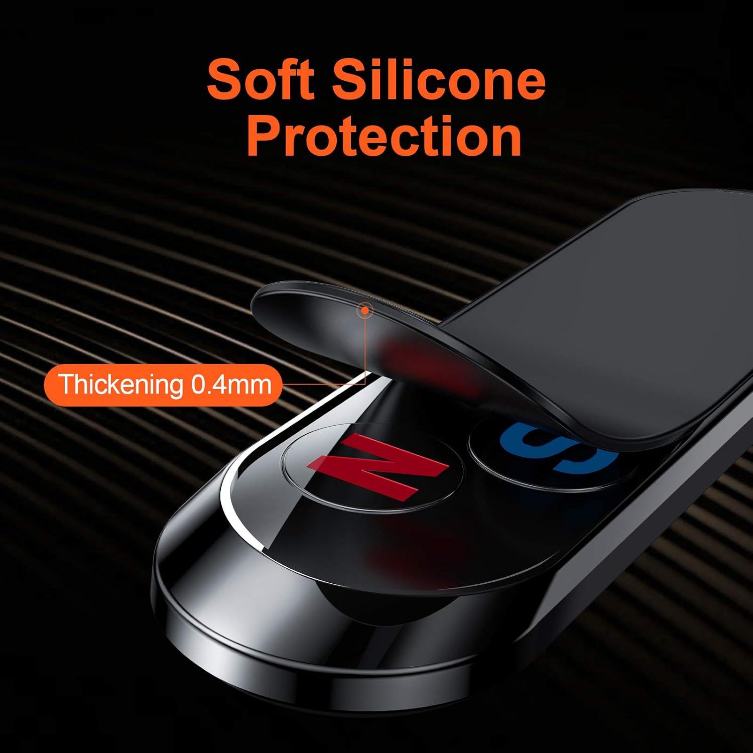 Magnetic Car Phone Holder, Newest Powerful Magnet Mount, Magnetic Car Mount, Portable Mini Metal Car Phone Holder - Image 5