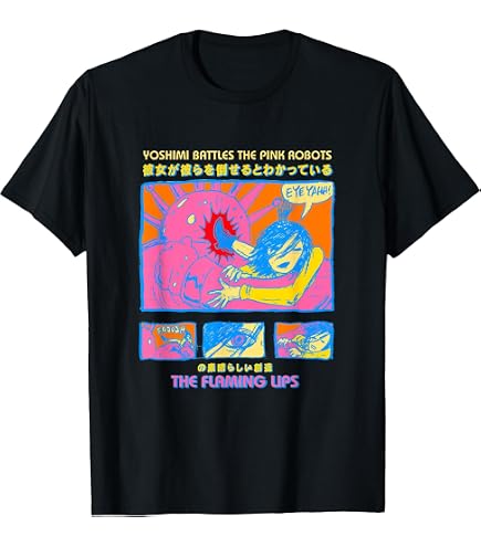The Flaming Lips Yoshimi Purple Classic T-Shirt | Amazon.com