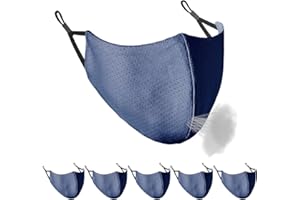 Borgasets Breathable Sport Face Mask for Men Women Youth Adjustable Reusable Washable Comfort Mask