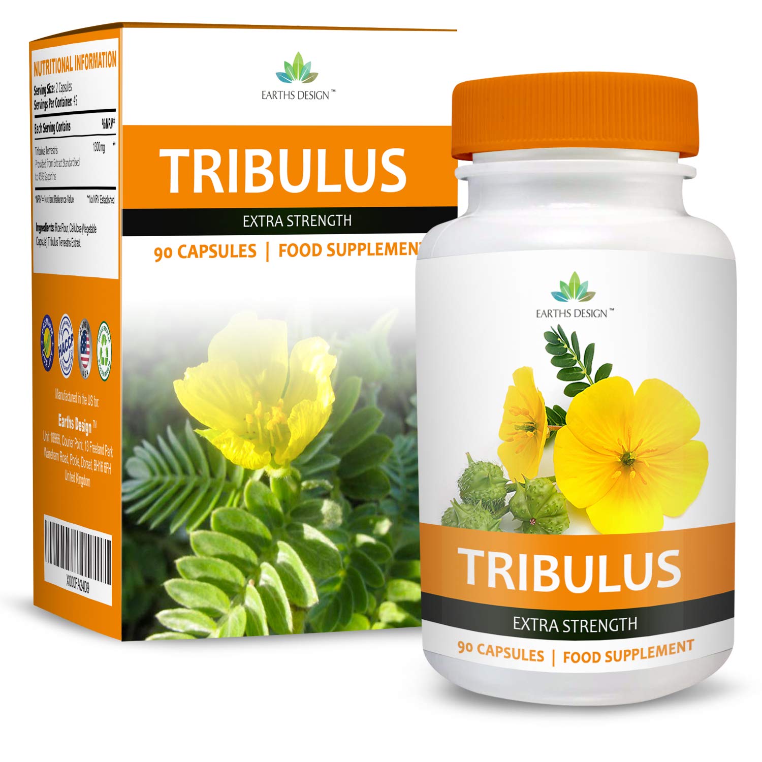 Amazon.com: Tribulus Terrestris Extract, suplemento de ...
