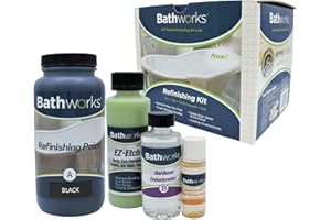 Bathworks DIY Sink Refinishing Kit (BLACK)