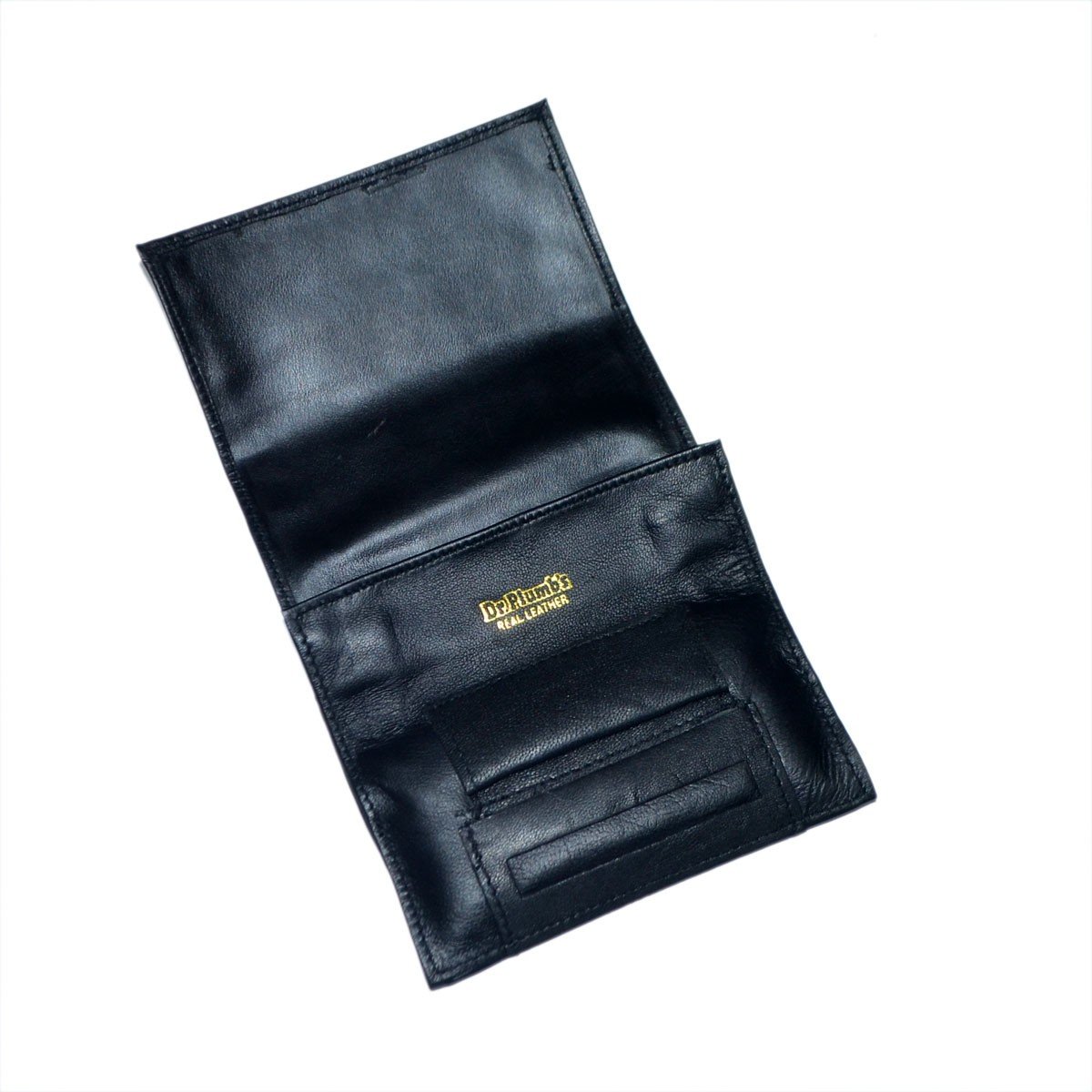 P35501 - Dr Plumb Rollup Leather Roll Up Tobacco Pouch With Cigarette Paper Holder
