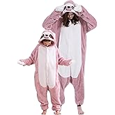 DarkCom Kids Animal Onesie,Women and Mens Cosplay Sloth Onesie Halloween Costume Christmas Pajamas Sleepwear