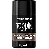 TOPPIK Hair Building Fibers,12 g, Fill In Fine or Thinning Hair, Instantly Thicker Looking, Multiple Shades for Men & Women