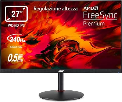 Nitro XV272UW2bmiiprfx Monitor Gaming 27" WQHD IPS 240 Hz