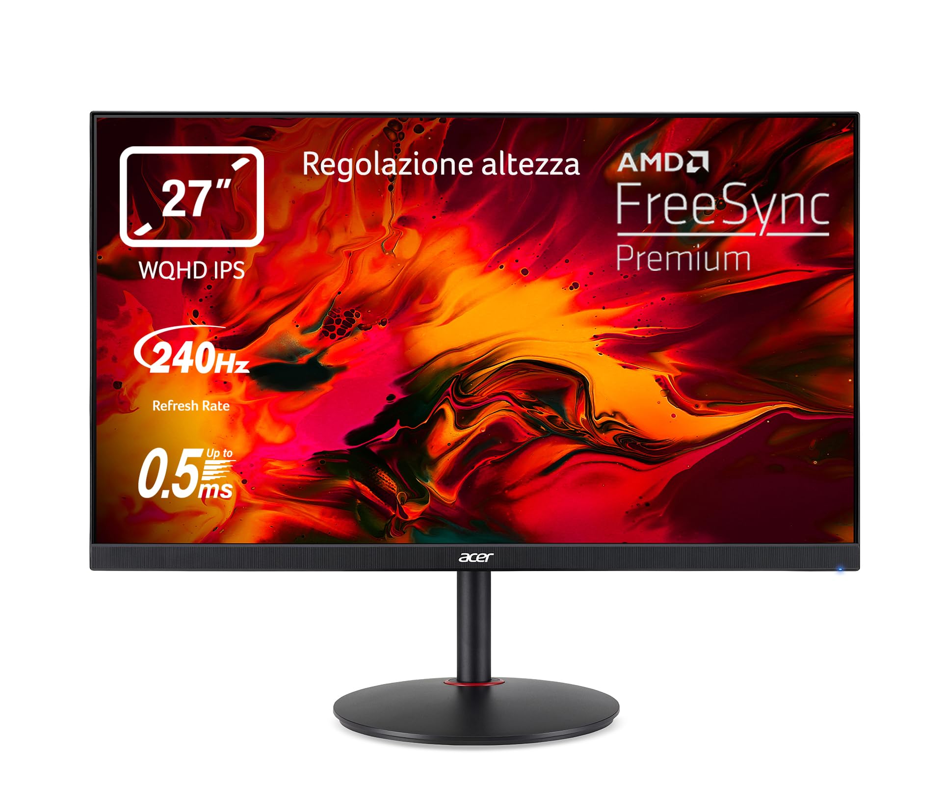 Acer Nitro XV272UW2bmiiprfx Monitor Gaming 27" WQHD IPS 240 Hz
