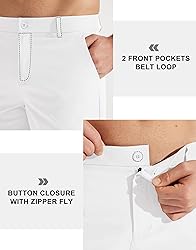 Libin Men's All Day Comfy Golf Pants Work Dress
