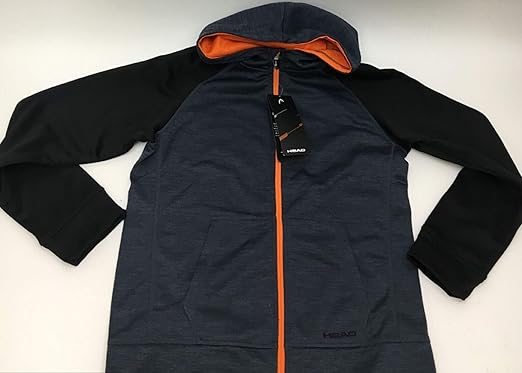 full head zip hoodie