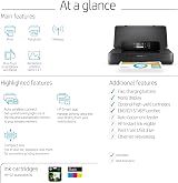 HP Officejet 200 Colour Wireless Mobile Printer Black 2M32H38 view 4