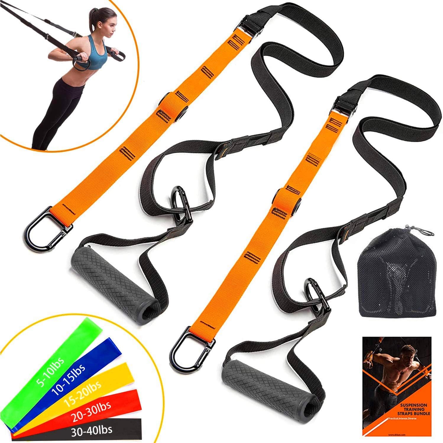 Hook Schlingentrainer Sling Trainer Set mit Türanker Slingtrainer