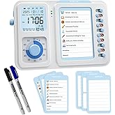 Visual Timer for Kids with Planning Board, 3-in-1 Visual Schedule for Kids with Autism & ADHD, Chore Chart for Home, School, 