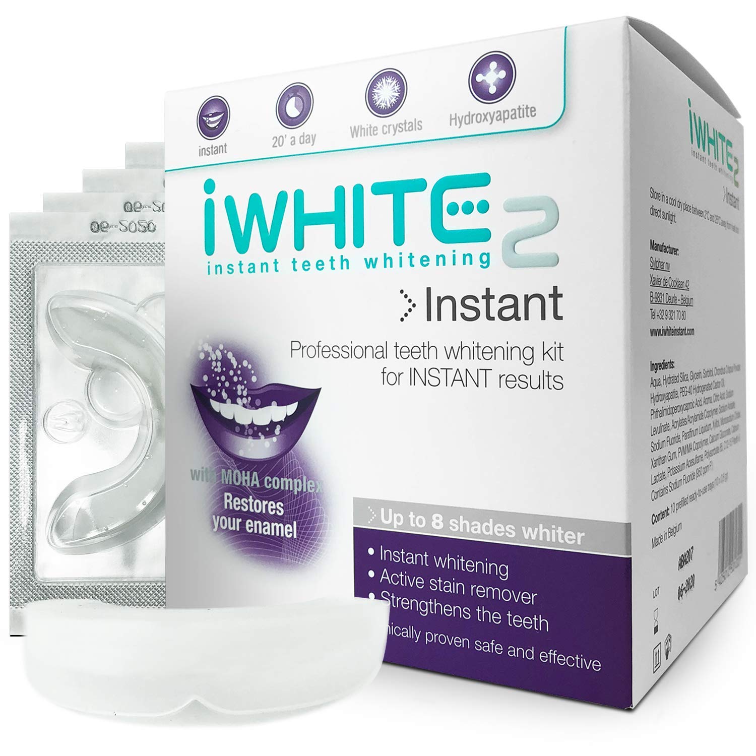 iWhite Instant 2 Professional Teeth Whitening Kit with 10 Trays Teeth