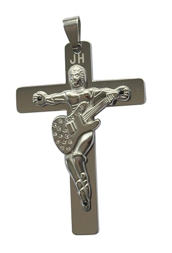 Collier Pendentif Johnny Hallyday - Acier Inoxydable - Cadeau Fan - Neuf Étiqueté