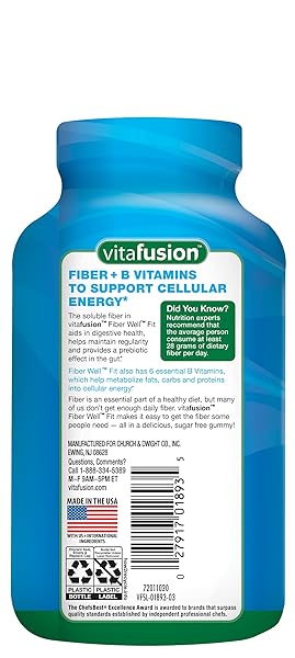 FIBER WELL FIT GUMMIES, 3 PACK (90 COUNT)
