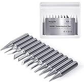 HANGLIFE 900M Soldering Iron Tips for Hakko, Yihua, Atten, Quick, Ryobi, and More Soldering Stations/Guns - Replacement Solde