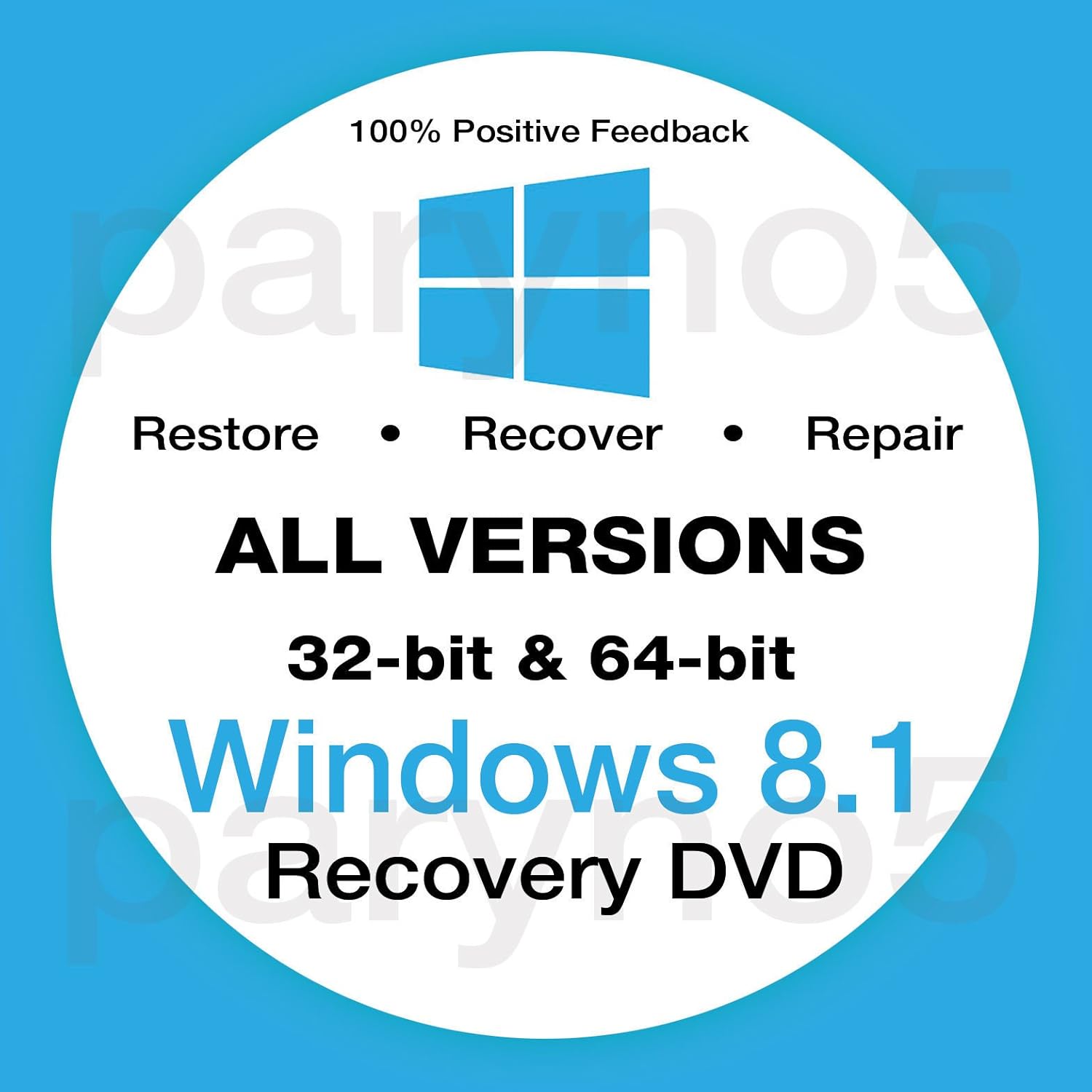 Amazon.com: Windows 8.1 Reinstall Recovery Repair Reset Boot Fix Install  Disk 64 &