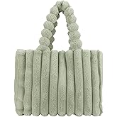 Extolove Furry Purse Fluffy Tote Bags for Women Winter Faux Fur Bag Fuzzy Purses and Handbags
