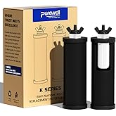 Purewell PF-3 Black 3-Stage Composite Purification Elements, Replacement Filters for ProOne® and Berkey® Filters, ProOne® or Berkey® Big+ Water Filter System and Purewell System (2 Pack, K Series)