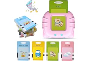 Talking Flash Cards for 3-6 Kids Sight Words EducationalToys,Makolle Toddler Learning Toys Speech Therapy Sensory Toys for Autistic Children 224 Sight Words Flashcards Toys Birthday Gifts for Boy Girl
