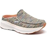 OrthoComfoot Women's Orthopedic Slip-On Loafers Walking Shoes: Comfortable Arch Suppor Slippers for Plantar Fasciitis, Casual Soft Orthotic Shoes for Foot and Heel Pain Relief