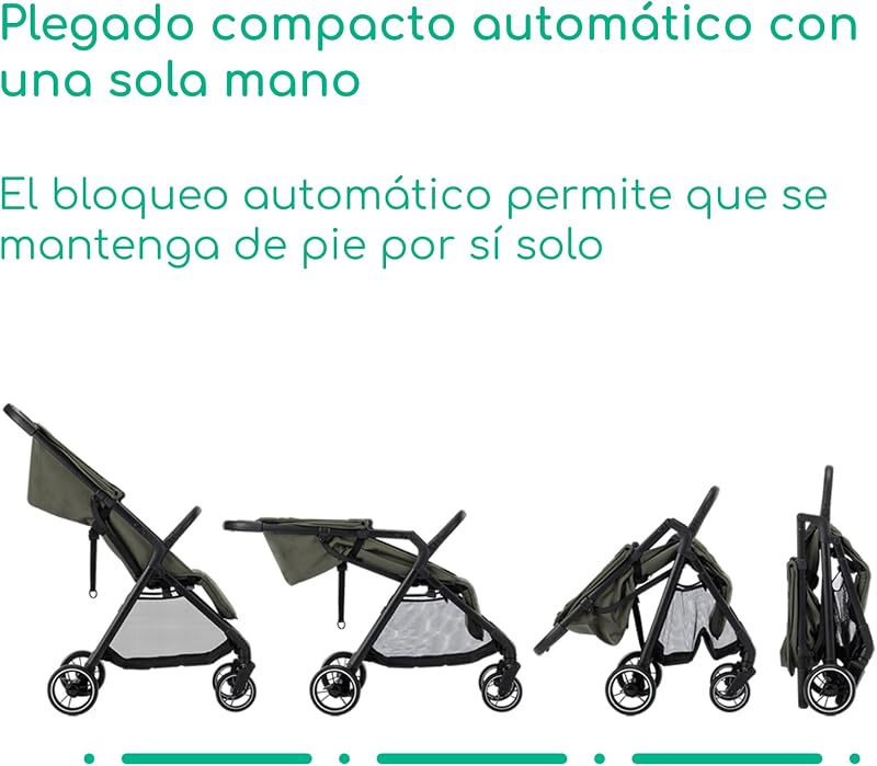 Azur, carrinho de bebé, 0–3 anos (15 kg), grafite mineral