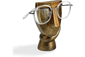 KYIEN Copper Fun Face Head Glasses Holder Resin Material