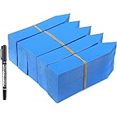 1000 Pcs 4 Inch Garden Plant Labels, Plastic Nursery Tags Waterproof Pot Seed Markers, Blue