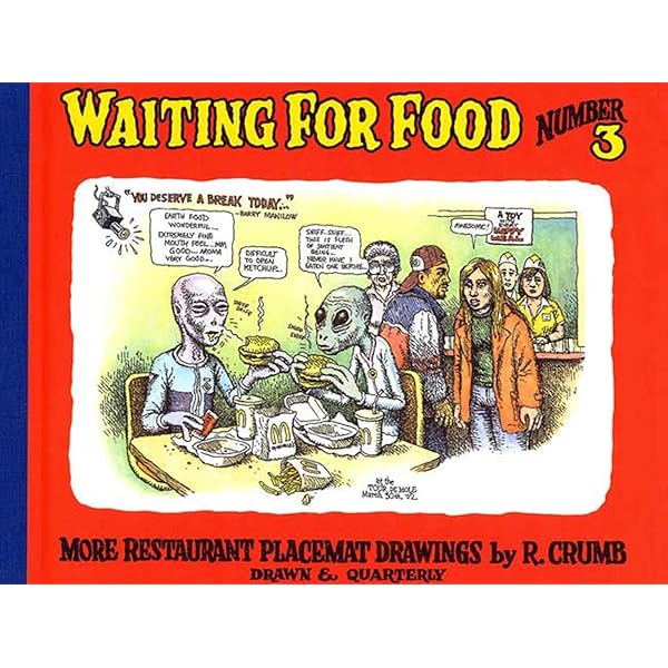 ［3冊セット］R. CRUMB クラム 『 Waiting For Food 』 3冊セット］R. CRUMB クラム 『 Waiting For Food 』