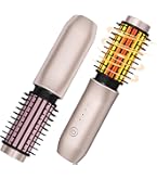 care rise BRUSH IRON 200°C Amazon.com : CARESKY® Cordless Curling Iron Brush, 1.5 Inch Mini
