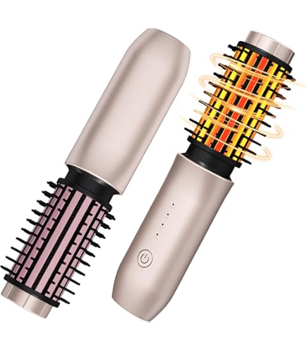 Amazon.com : CARESKY® Cordless Curling Iron Brush, 1.5 Inch Mini