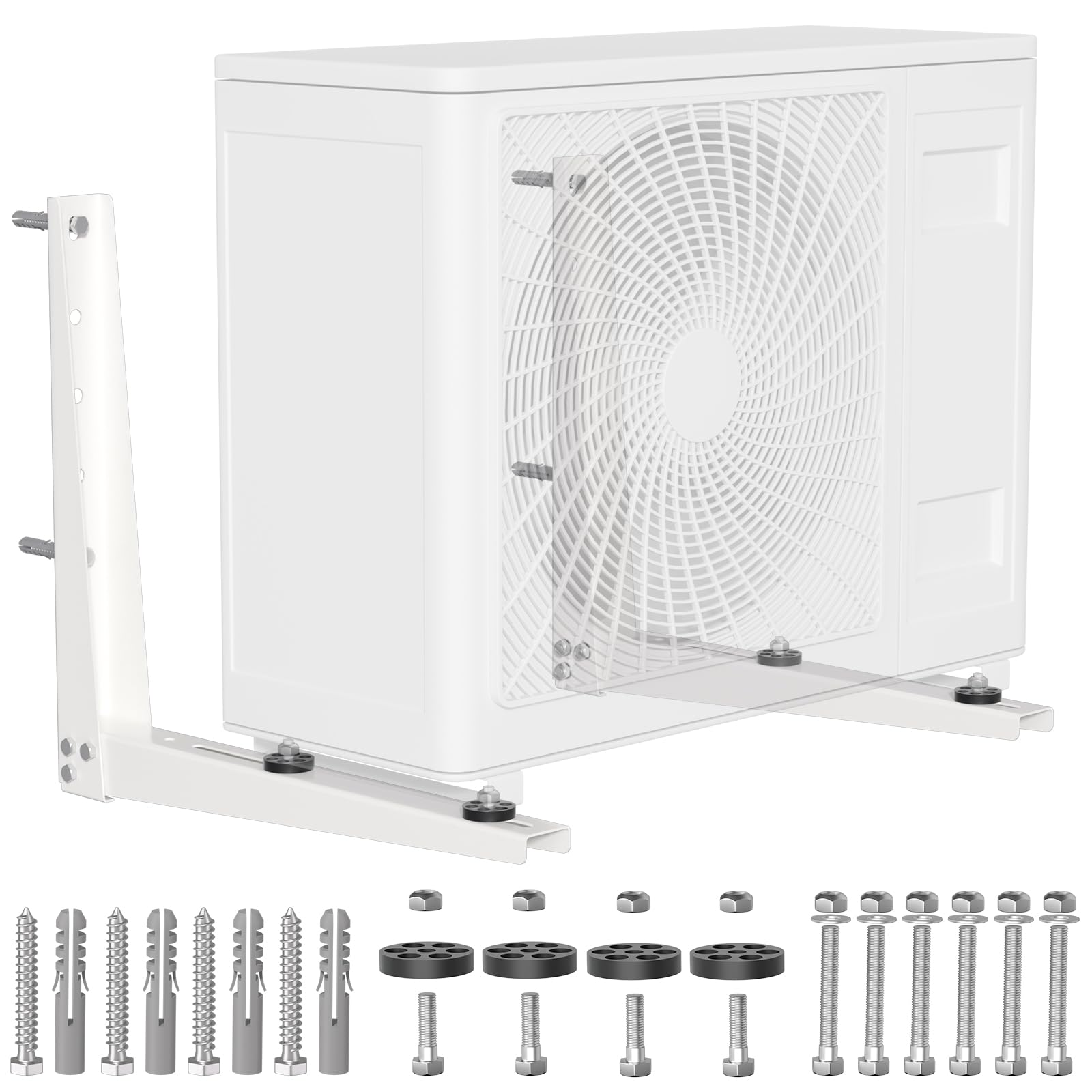 Photo 1 of Mini Split Wall Mounting Bracket, Heavy-Duty Outdoor Wall Bracket for 7000-24000 BTU Ductless Air Conditioner Universal Heat Pump System Support up to 330 lbs