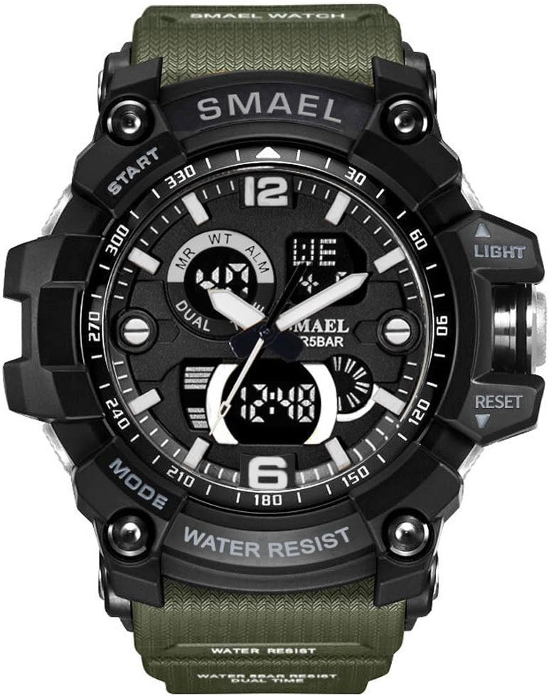New Sport Watches Analog Digital LED Backlight Men Sport Watch relogio Masculino Military Watches Army Wateproof Digital Watch