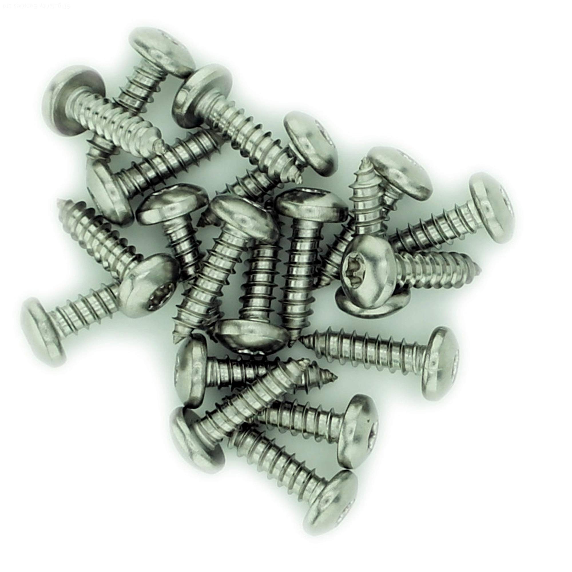 No.4 x 1.25 (2.9mm x 32mm) TX Pan Self-Tapping Screw - Stainless Steel (A2) (Pack of 20) โ image 1