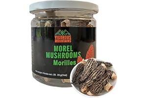 VIGOROUS MOUNTAINS Dried Morel Mushrooms 1 Ounce