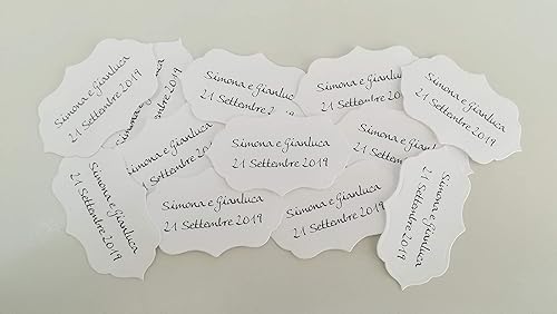 Fantacartando Kit 10 Bigliettini Bomboniere Sagomati Graffe Per Nascita Battesimo Prima Comunione Cresima Laurea Matrimonio Anniversario Compleanno Amazon It Handmade