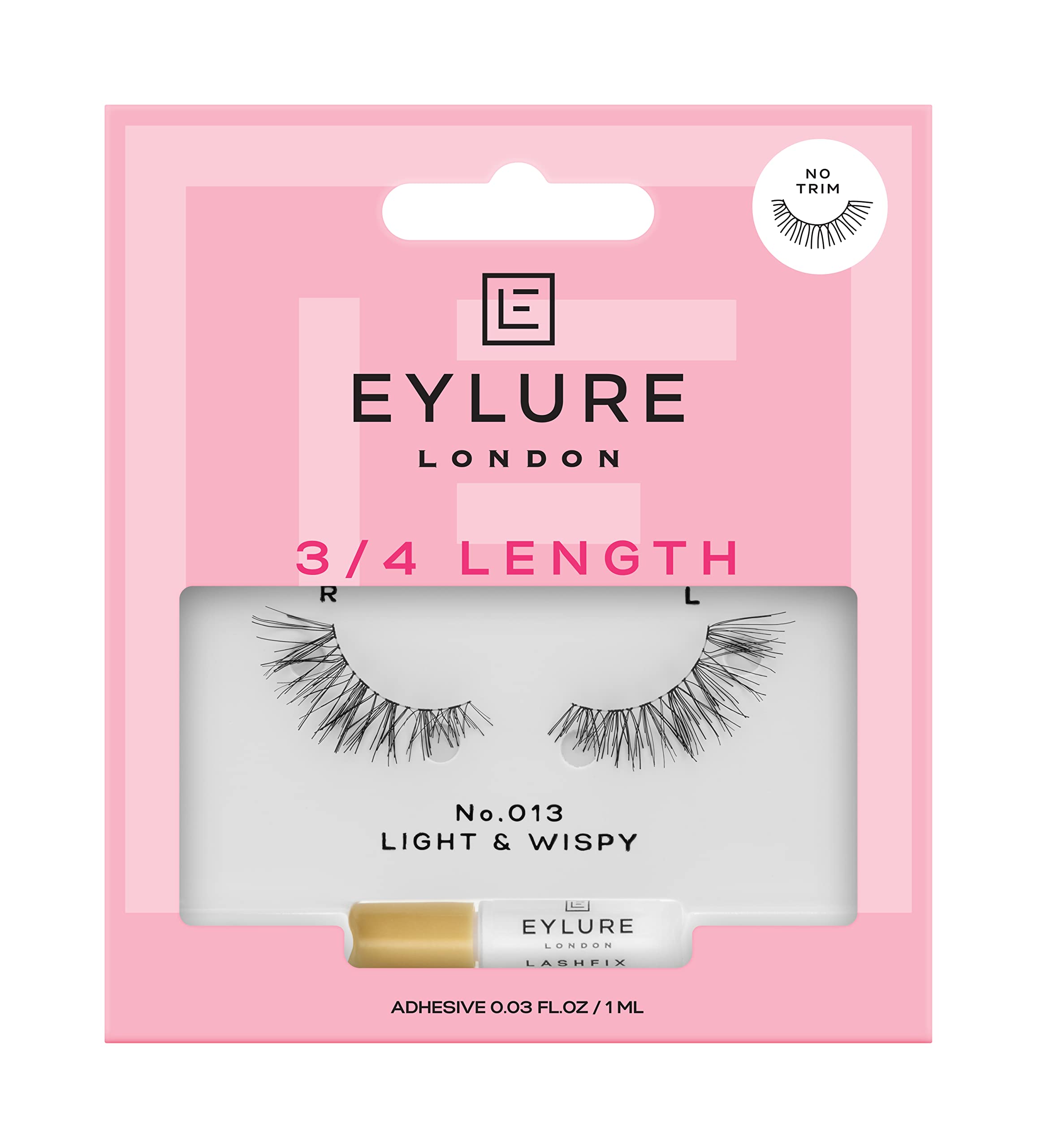 Eylure 3/4 Length No. 013 False Lashes (packaging may vary) — image 1
