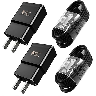 Buy Adaptive Fast Charger Type C Cable Kit Compatible Samsung Galaxy S21 S21 Ultra 5g S S10 S10 S10e S8 S9 Plus Edge Active Note 8 9 10 Power Adapter