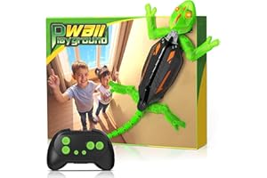 Cool Wall-Climbing Gecko Toys with LED Light USB Rechargeable Remote Control Toy for Kids RC Robot Aminal for Boys Girls Ages