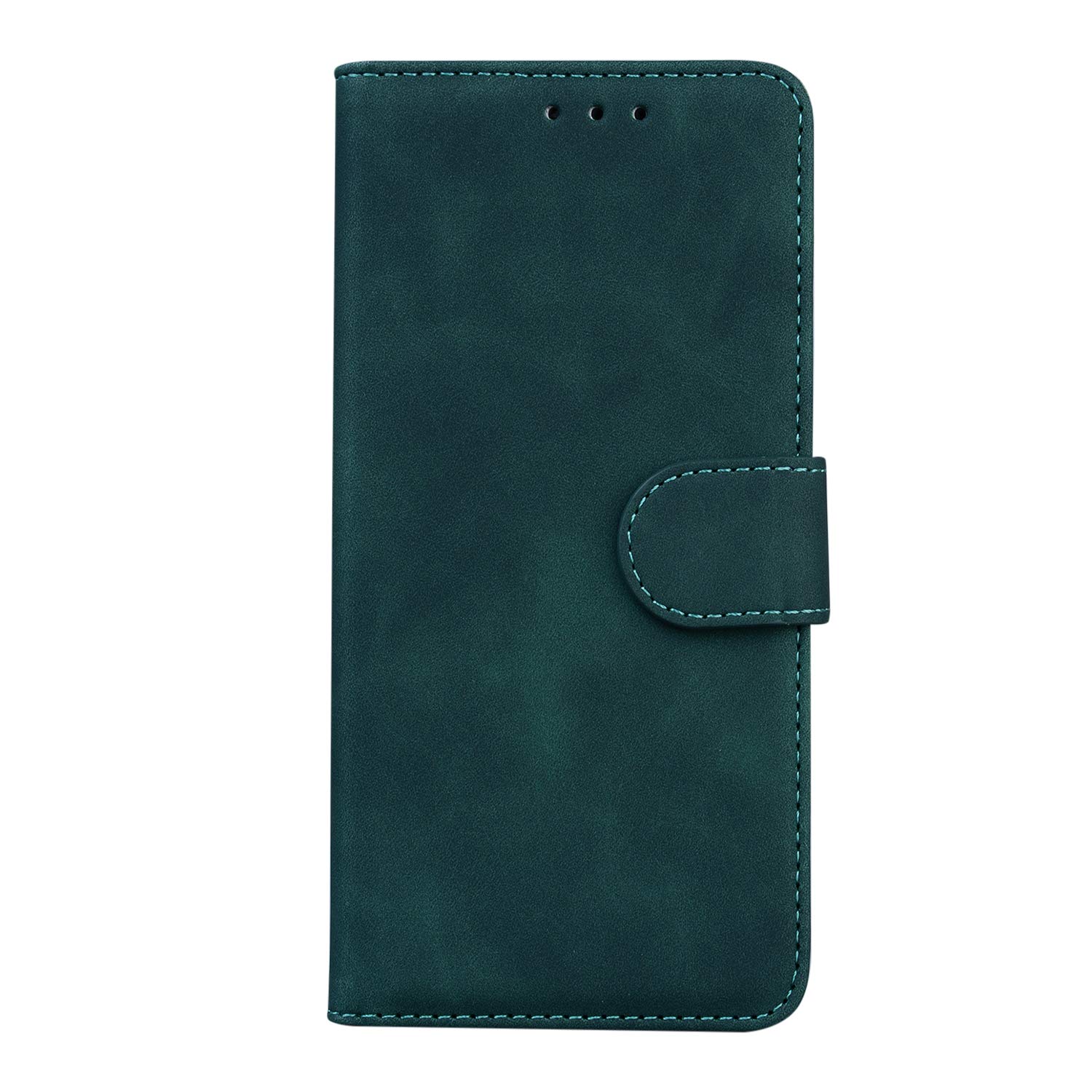 TIANCI Case for Nokia X10/Nokia X20, Neat and Simple Style Skin-Friendly PU Leather Phone Case, Wallet Card Slot, Magnetic Closure Protection Cover for Nokia X10/Nokia X20 Case-Green