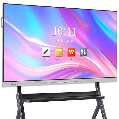 AYSTeKMann Smart Board 75 inch 4K Interactive Whiteboard Touch Screen ...