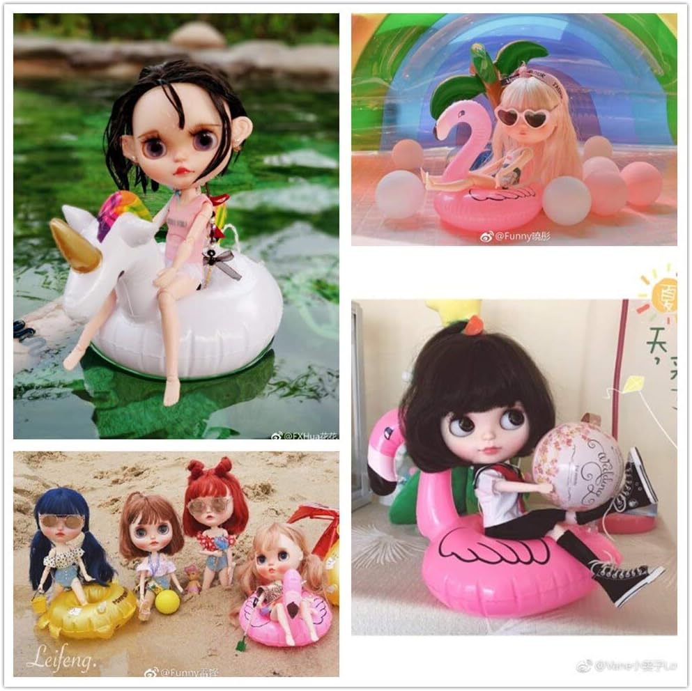 Amazon Tenasaku人形アクセサリーブライス人形新かわいい夏の水泳のための適切なブライス氷 Bjd プーリップドール フィギュア ドール 通販