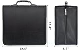 alavisxf xx 432 Capacity CD/DVD Case Heavy Duty Zipper Organizer Black view 4