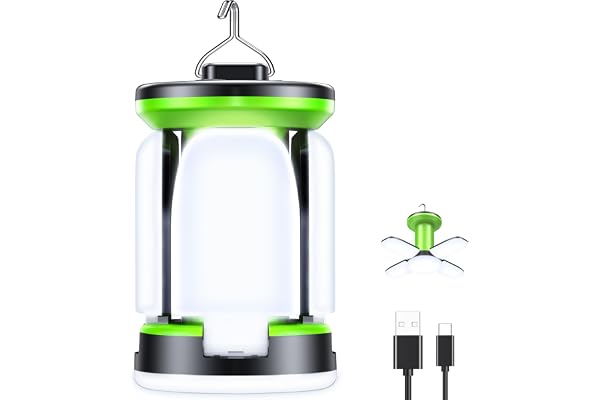 Blukar Camping Lantern Rechargeable, Camping Lights Lamp-7 Light Modes,60 LED Ultra Bright LED Tent Light,Long Battery Life f