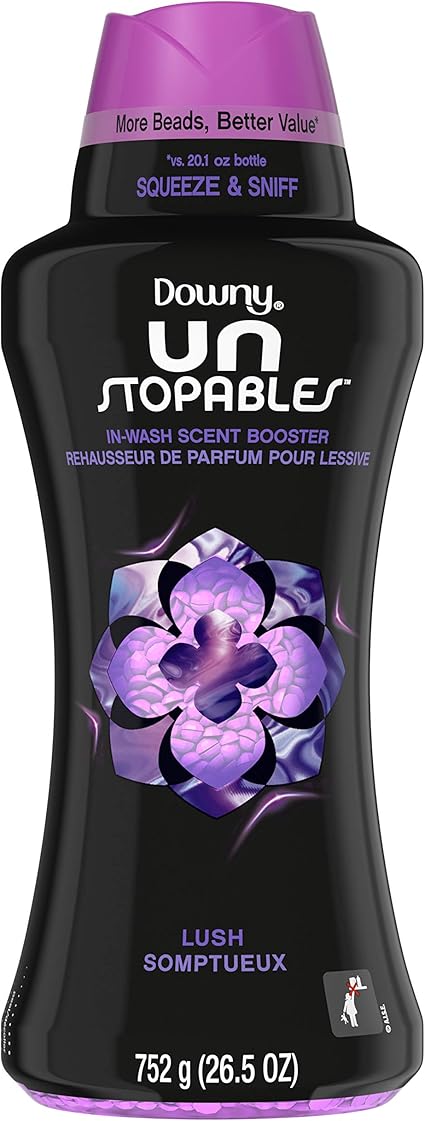 Amazon Com Downy Unstopables In Wash Scent Booster Beads Lush 26 5 Ounce Health Personal Care