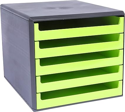 Metzger & Mendle 30057631 cajones caja con 5 cajones de Lime verde