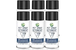 DILOQIO Cat Spray Deterrent System, Pet Deterrent Device Refill, CATSSS Refill [ 23.34Oz & 6 Pack ] Safe for Cats & Dogs Motion Activated Pet Deterrent Spray System-Only Applicable to The First Generation