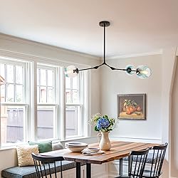 NA Modern Molecular Globe Pendant Light with 3-Head