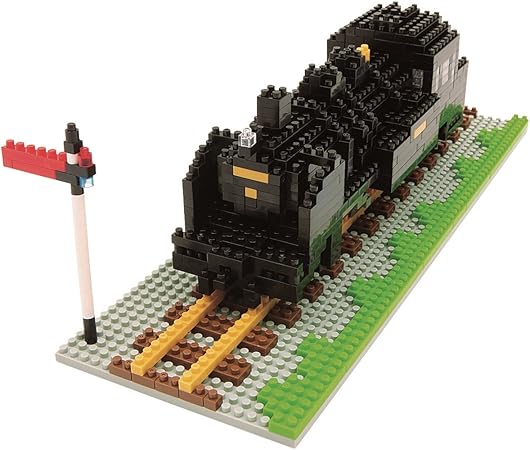 Amazon ナノブロック 蒸気機関車 ブロック おもちゃ