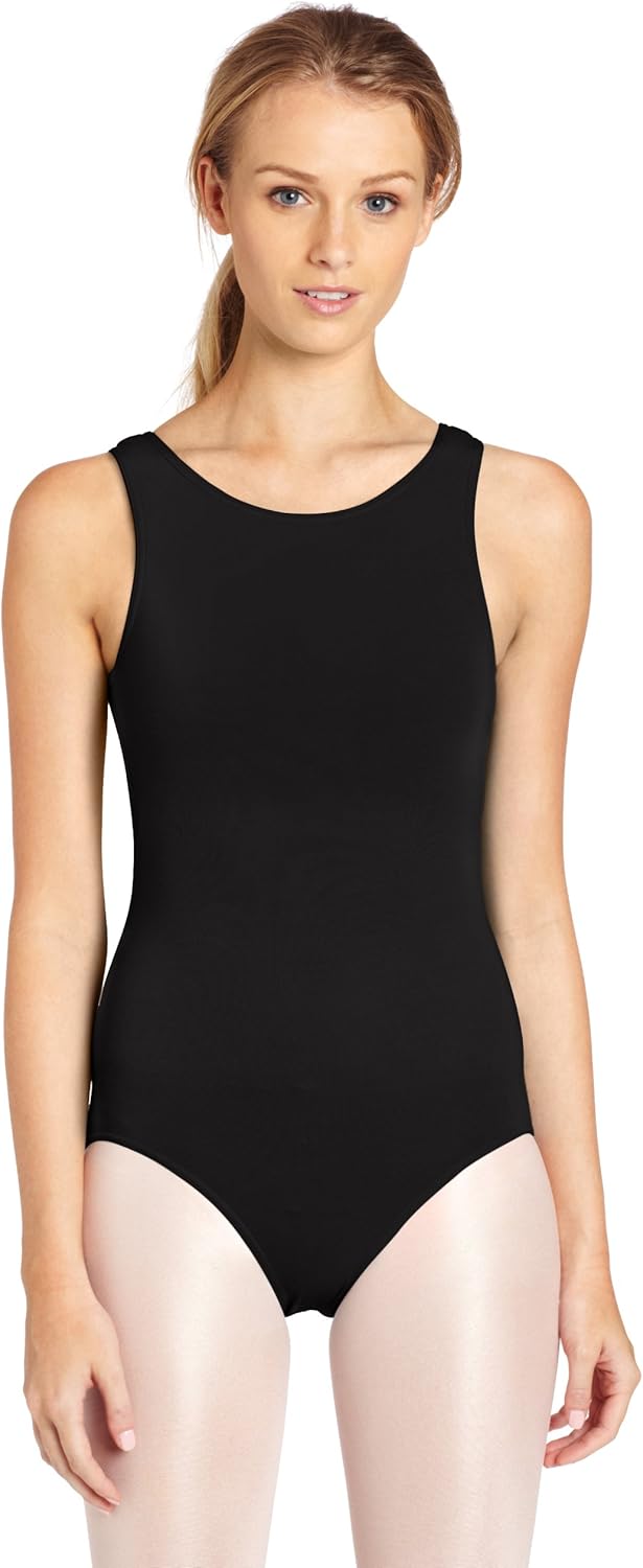 Capezio Women's High-Neck Tank Leotard: Clothing